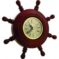 ШЧСТ-С03 Штурвал сувенирный, часы (8 ручек)